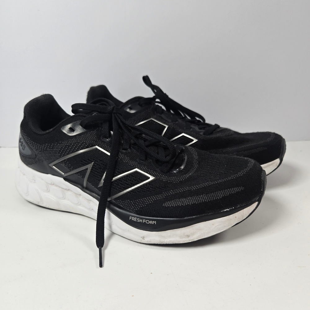 New Balance 680v8 Running Shoes Mens 10.5 Black Fresh Foam Sneakers